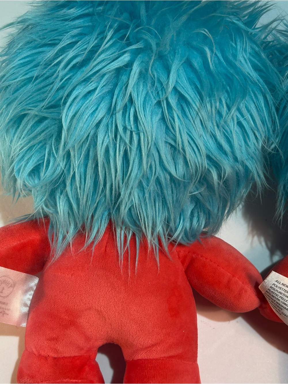 Universal Studios Dr Seuss Cat In The Hat Thing 1 and Thing 2 Stuffed Plush Toys - Picture 4 of 8